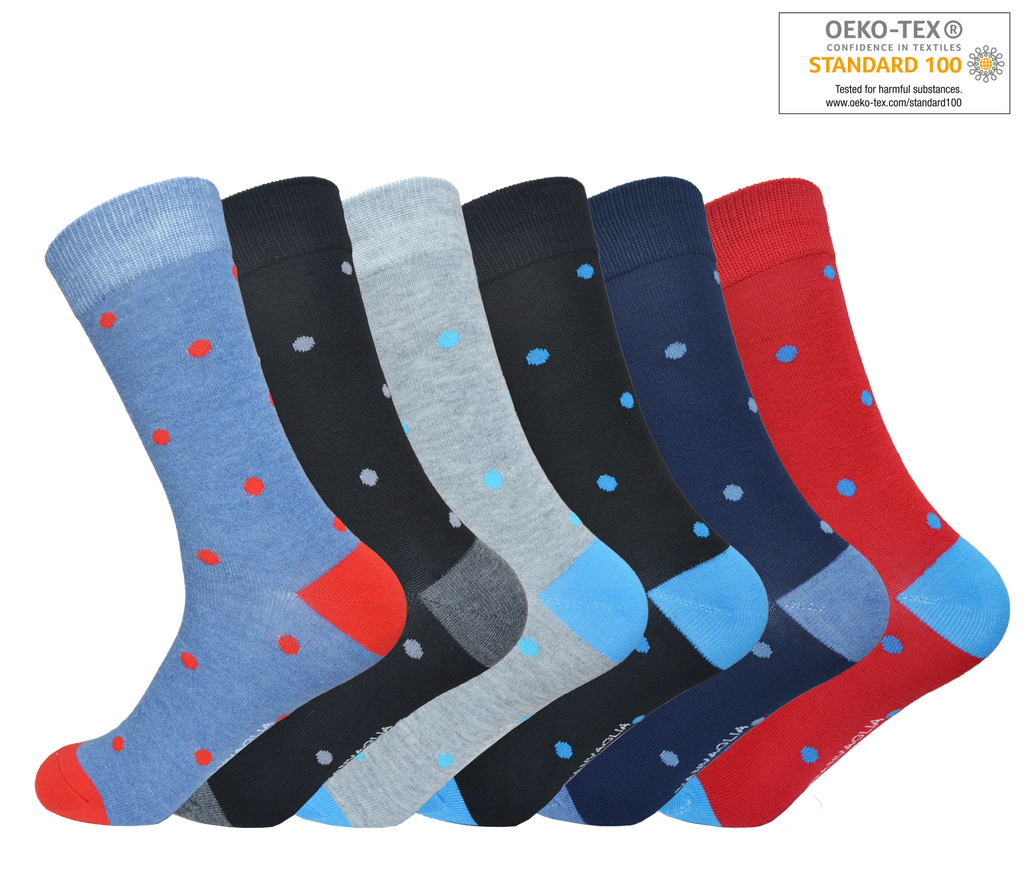 6x Paar Damen Herren Unisex Socken Baumwolle SK209 Gr 35-38, 39-42.  43-46