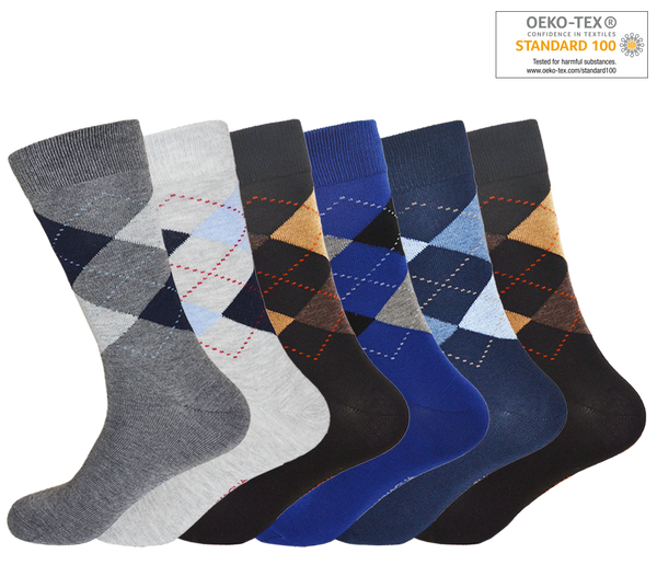 6x Paar Damen Herren Unisex Socken Baumwolle SK203 Gr 35-38, 39-42.  43-46