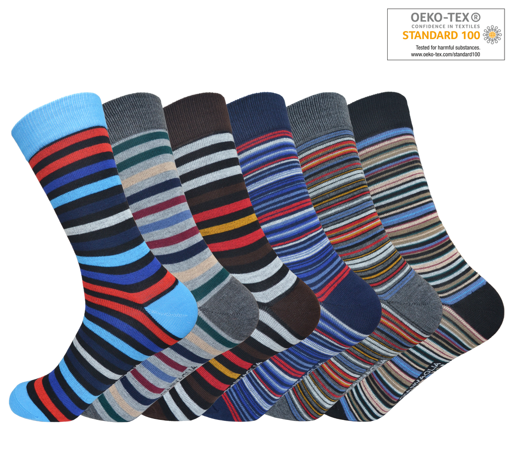 6x Paar Damen Herren Unisex Socken Baumwolle SK208 Gr 35-38, 39-42.  43-46