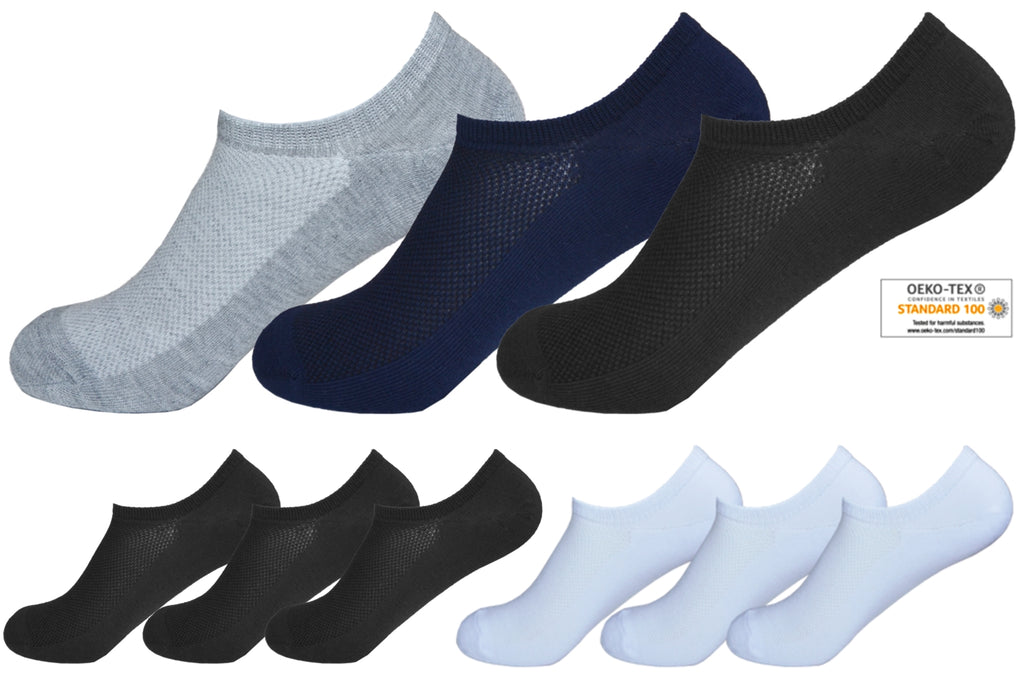 3x pairs Gianvaglia Men & women sneaker socks unisex socks SK501 Size 45-38, 39-42, 43-46