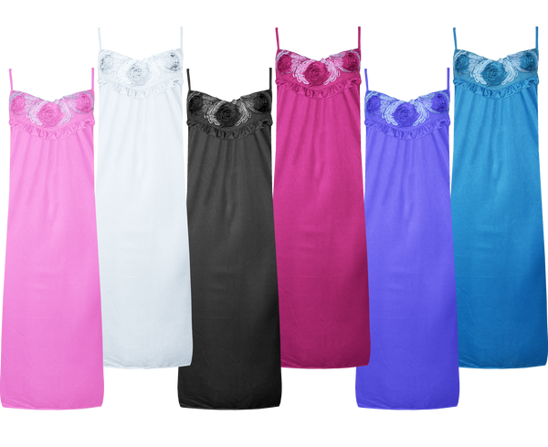 Women's Sexy Night Dress Lingerie satin Pajamas 1104 One Size